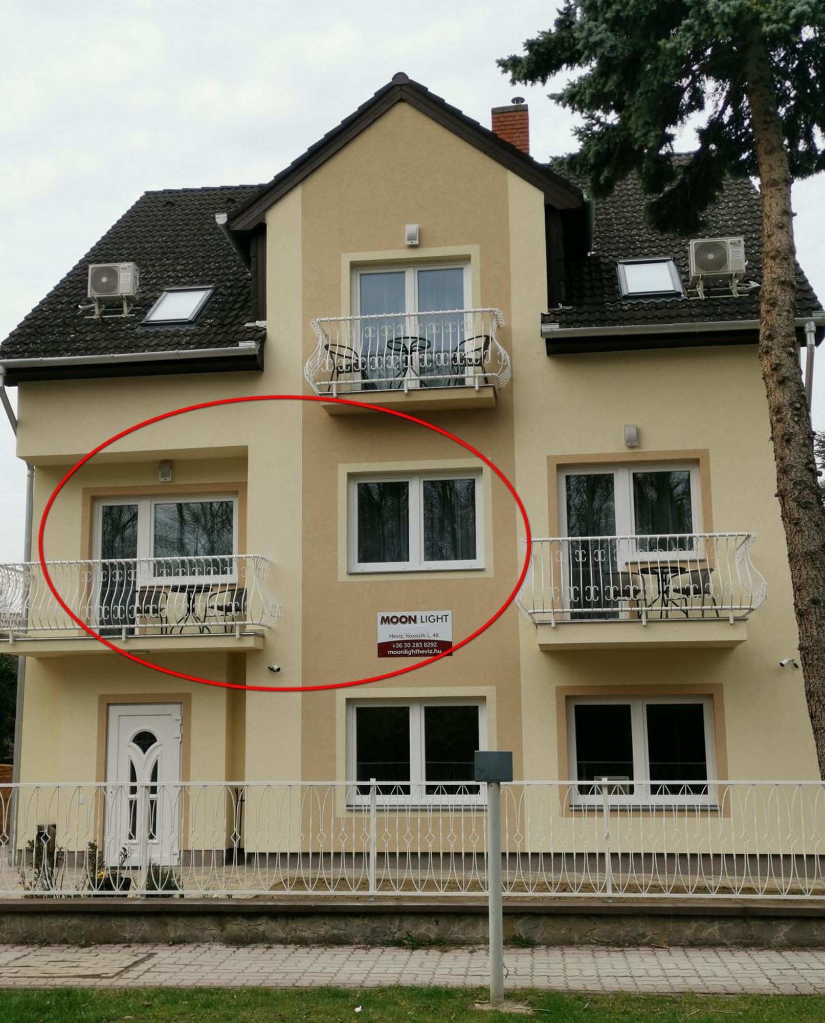 Ferienwohnung Moon Light Hévíz Exterior foto